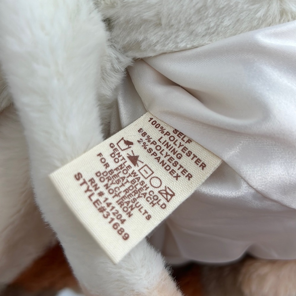 🆕Hem & Thread Fleece Jacket Plaid Colorblock Cream Orange Brown Lined Restocked - Picture 9 of 15